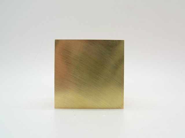 bp735 真鍮ブロック（brass cube) 50×50×50　約1080ｇ